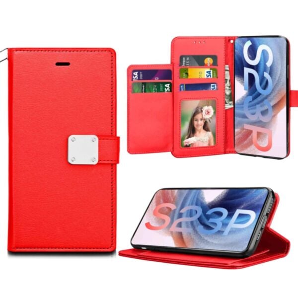 Galaxy S23 Plus Elegant Leather Wallet Cases