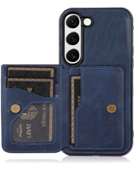 Galaxy S23 Plus Leather Pocket Wallet Case