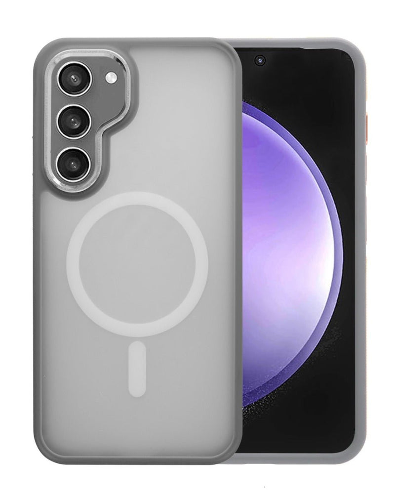 Galaxy S23 Plus Slim Non - Slip Transparent Matte Wireless Charging Case - Banana Cellular Solutions