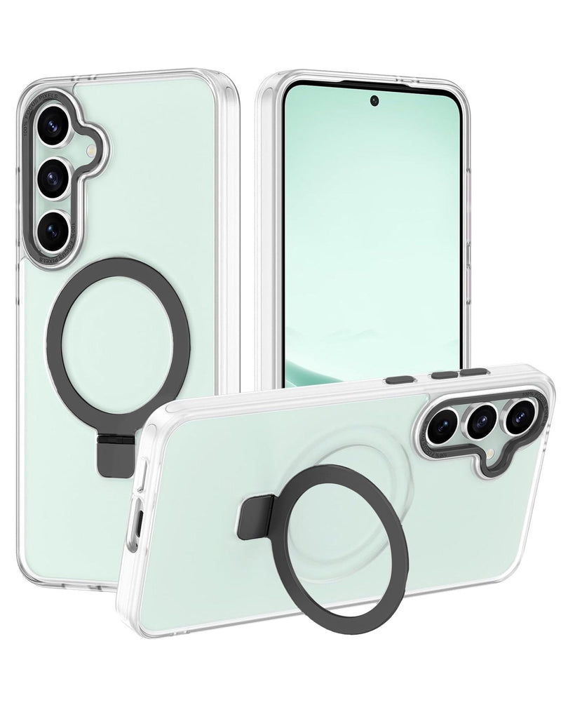 Carbon Wireless Charging Case with Ring Stand for Galaxy S24 / S25 (Only Ground Shipping) - Banana Cellular Solutions