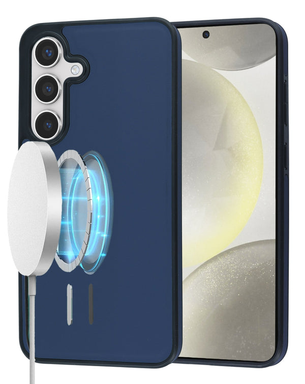 Leather Design Wireless Charging Case for Galaxy S25FE (Only Ground Shipping) - Banana Cellular Solutions