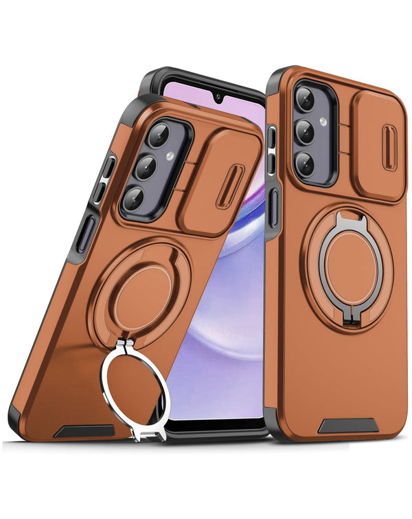 Rugged Magnetic Case with Ring Camera Cover for Galaxy S25 Plus (Only Ground Shipping) - Banana Cellular Solutions