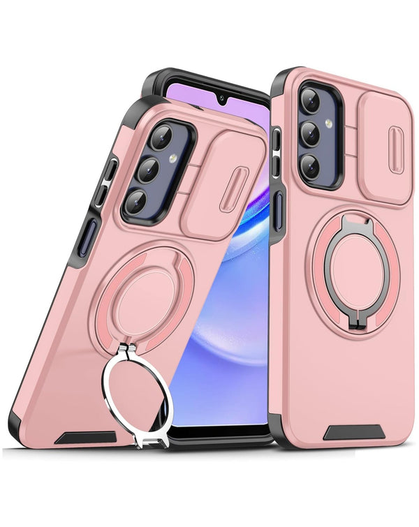 Rugged Magnetic Case with Ring Camera Cover for Galaxy S25 Plus (Only Ground Shipping) - Banana Cellular Solutions