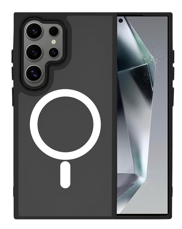 Galaxy S25 Ultra New Magnetic Wireless Charging Case - BLACK (Only Ground Shipping) - Banana Cellular Solutions