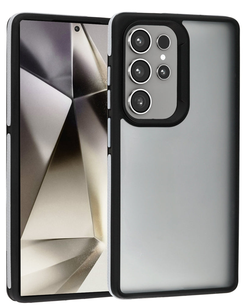 Galaxy S25 Ultra Matte Silicone Frame Shockproof Case (Only Ground Shipping) - Banana Cellular Solutions