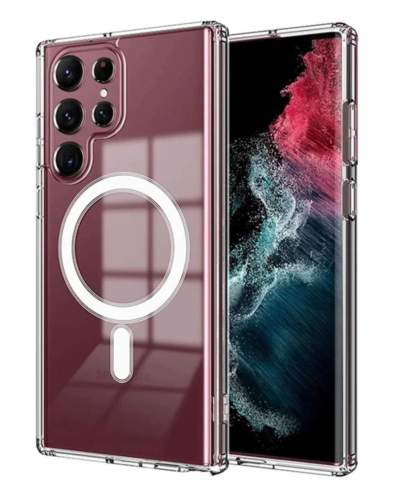 Wireless Charging Clear Case (Full Bottom Close) for Galaxy S25 Ultra (Only Ground Shipping) - Banana Cellular Solutions