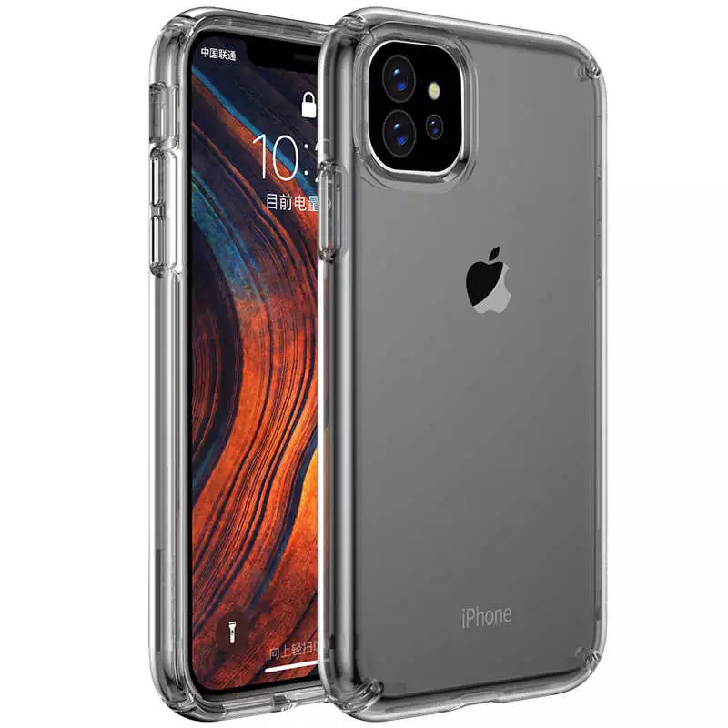 iPhone 12 Pro Max Hybrid Case with Air Cushion Technology - CLEAR - Banana Cellular Solutions 