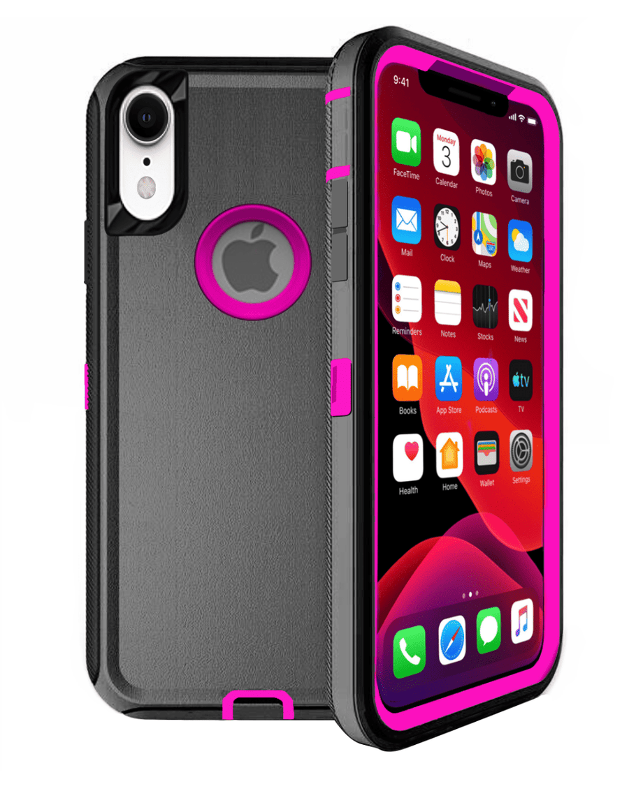 iPhone XR Heavy Duty Defender Case – Maximum Drop & Scratch