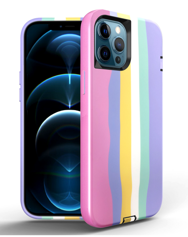 iPhone 13 Pro Max THINNER DEFENDER RAINBOW CASES - Banana Cellular Solutions 