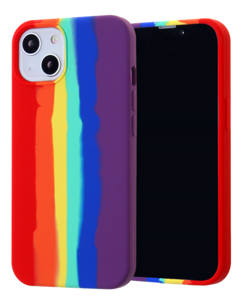 iPhone 13 IMD RAINBOW SILICONE CASE