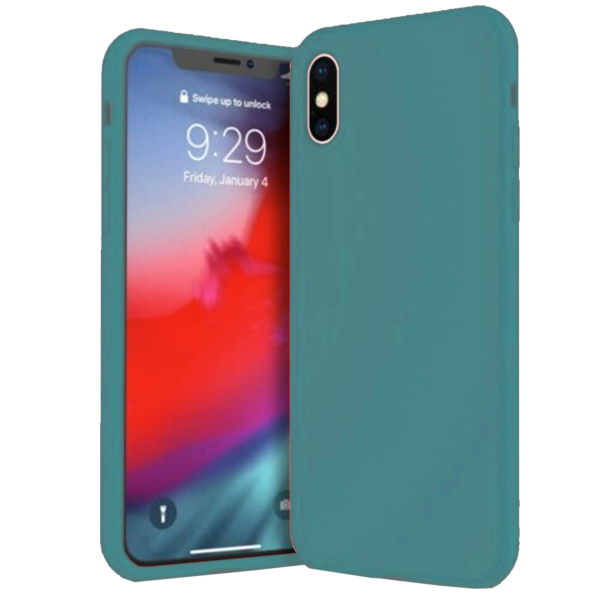 iPhone X / XS SOFT SOLID SILICONE CASES (Full Bottom Cover)