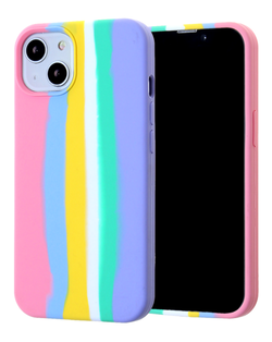 iPhone 13 IMD RAINBOW SILICONE CASE