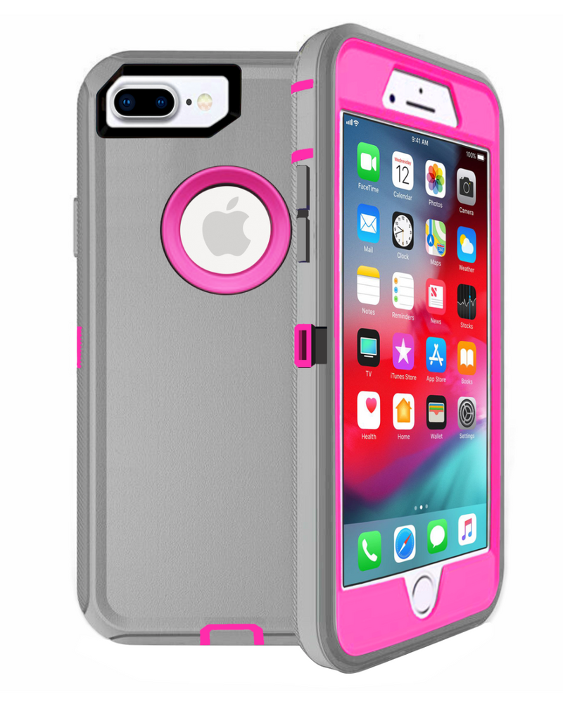 iPhone 8Plus 7Plus Heavy Duty Defender Case Banana Cellular