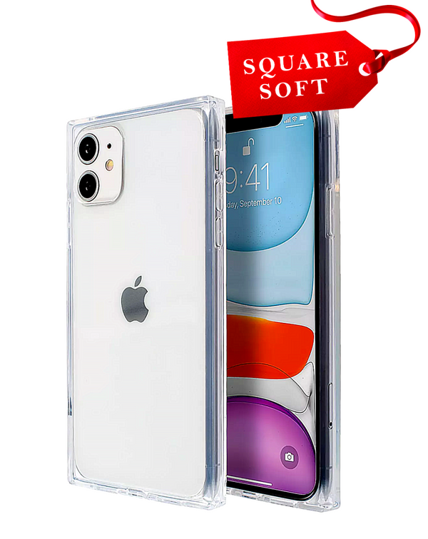 iPhone 11 Pro Max Clear Square Case - Banana Cellular Solutions 