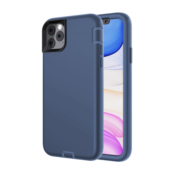 iPhone XR SILICONE DESIGN HEAVY DUTY DEFENDER CASES