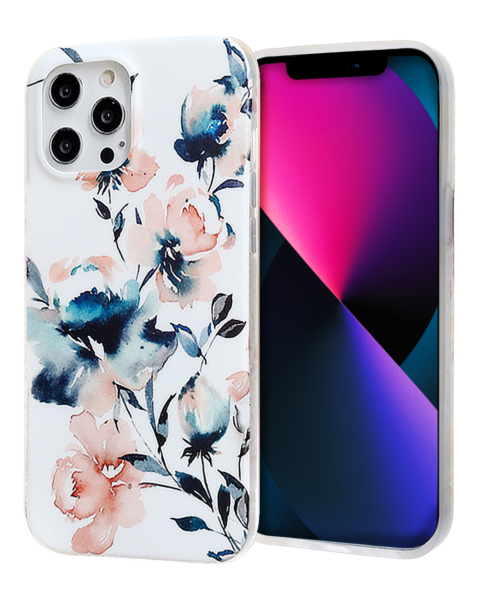 iPhone 12 Pro Max SHELL CASES 'Flower Design TPU'