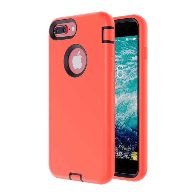 iPhone 8 Plus / 7 Plus SILICONE DESIGN HEAVY DUTY DEFENDER CASES - Banana Cellular Solutions 