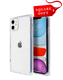 iPhone 12 Pro Max Clear Square Case - Banana Cellular Solutions 