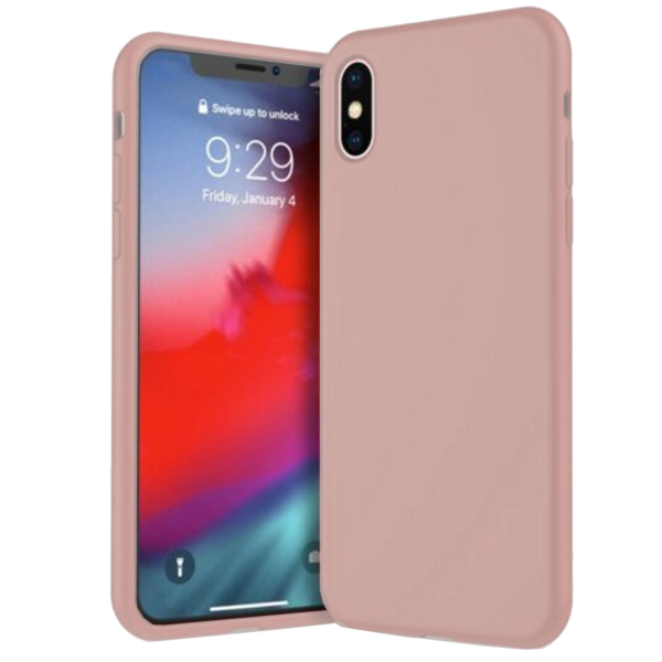 iPhone XS Max SOFT SOLID SILICONE CASES (Full Bottom Cover)