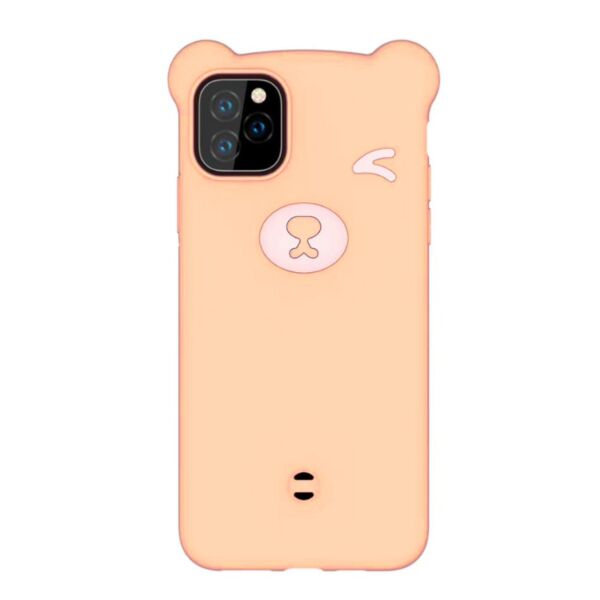 iPhone 11 Pro 3D CARTOON BEARr SOFT SILICONE CASES