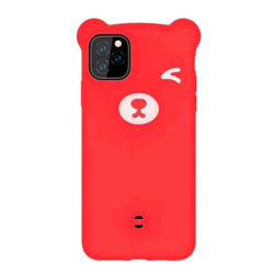 iPhone 11 Pro Max 3D CARTOON BEAR SOFT SILICONE CASES