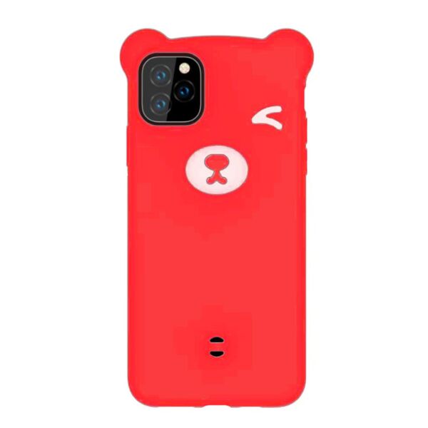iPhone 11 3D CARTOON BEAR SOFT SILICONE CASES