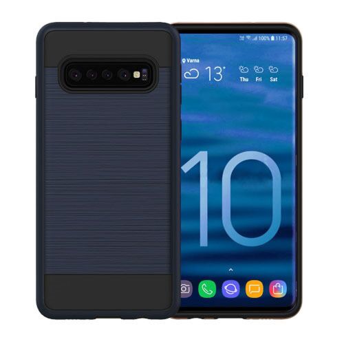 Galaxy S10 PLUS HYBRID  METAL BRUSHED CASES