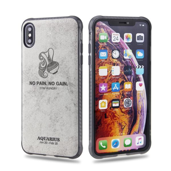 iPhone XS Max HOROSCOPE COVER FASHION DESIGN SOFT 3D CONSTELLATIONS