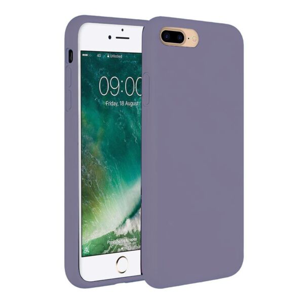 iPhone 8P / 7P SOFT SOLID SILICONE CASES (Full Bottom Cover)