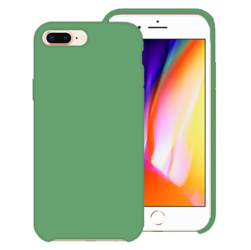iPhone 8P / 7P SOFT SOLID SILICONE CASES (Full Bottom Open)