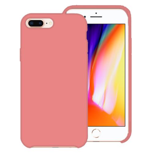 iPhone 8P 7P SOFT SOLID SILICONE CASES (Full Bottom Open