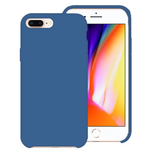 iPhone 8P / 7P SOFT SOLID SILICONE CASES (Full Bottom Open)