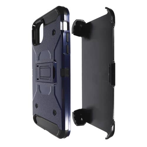 iPhone 11 Pro Max Metallic Rubber Tough Armor Defender Cases