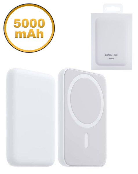Wireless Charging MS Power Bank (WHITE) (5000mAh)