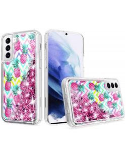 Galaxy S21 FE LIQUID QUICKSAND GLITTER COVER CASES - Banana Cellular Solutions