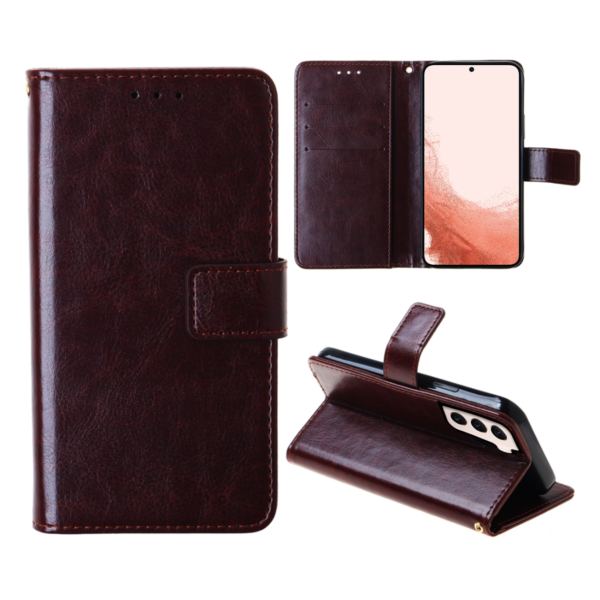 Galaxy S22 PLUS LEATHER WALLET CASES WITH CARD SLOTS