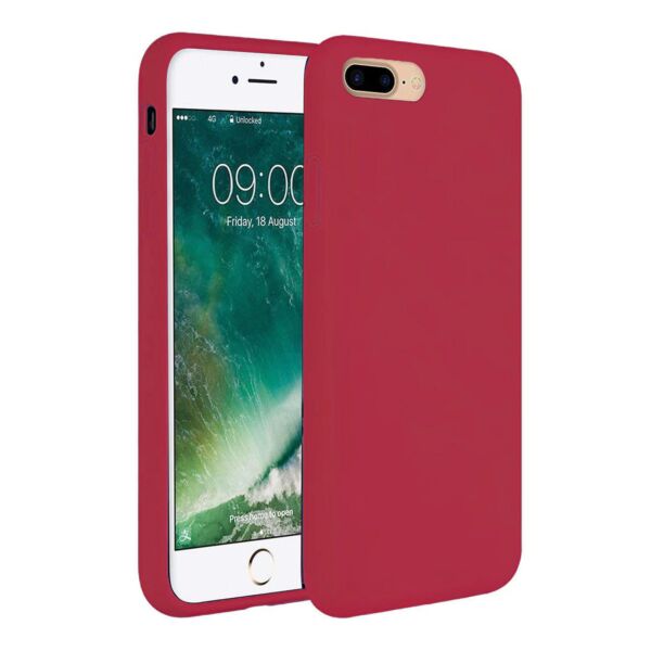 iPhone 8P / 7P SOFT SOLID SILICONE CASES (Full Bottom Cover)